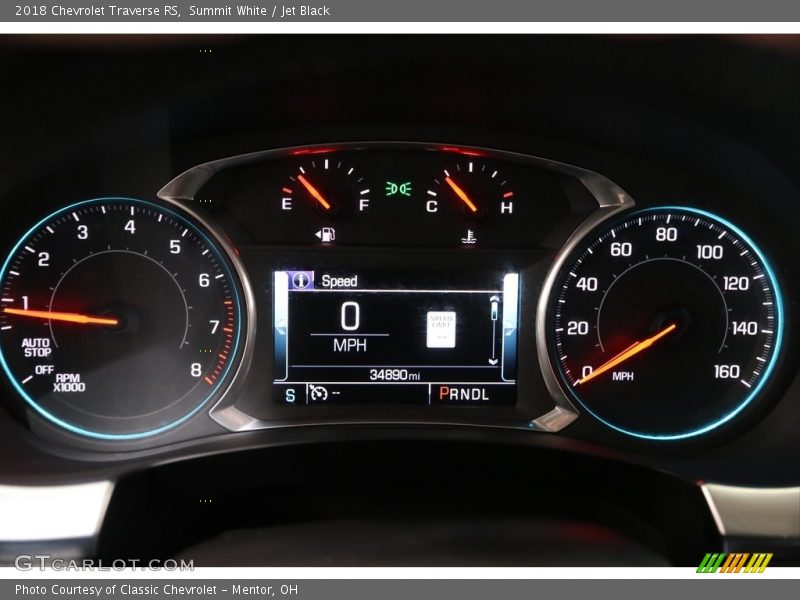  2018 Traverse RS RS Gauges