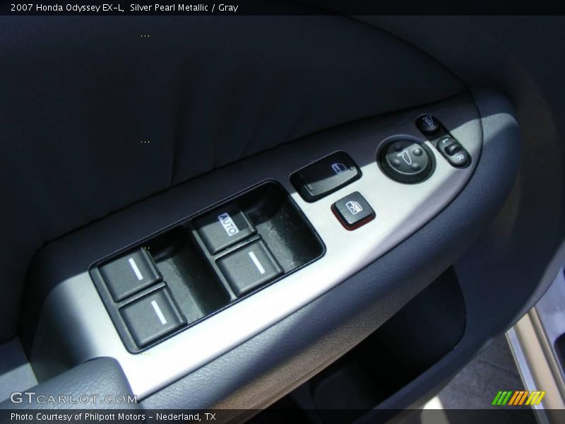 Silver Pearl Metallic / Gray 2007 Honda Odyssey EX-L