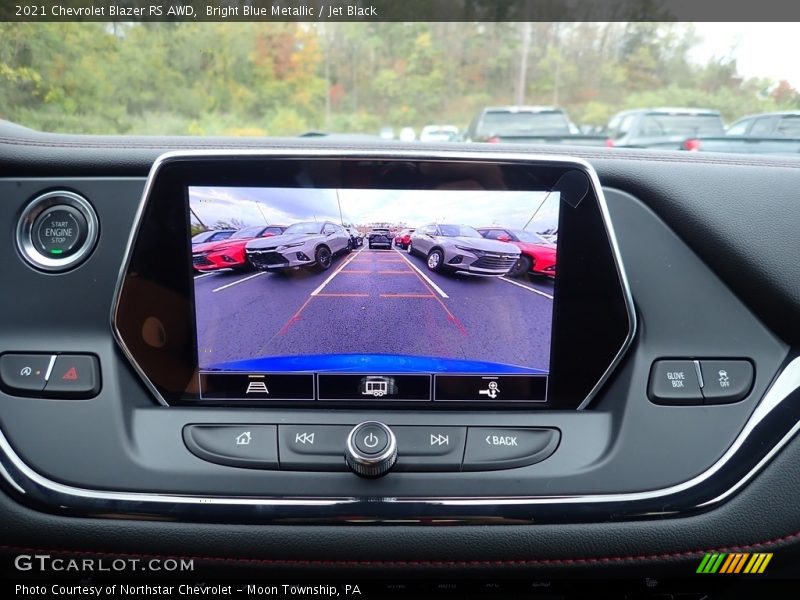 Bright Blue Metallic / Jet Black 2021 Chevrolet Blazer RS AWD