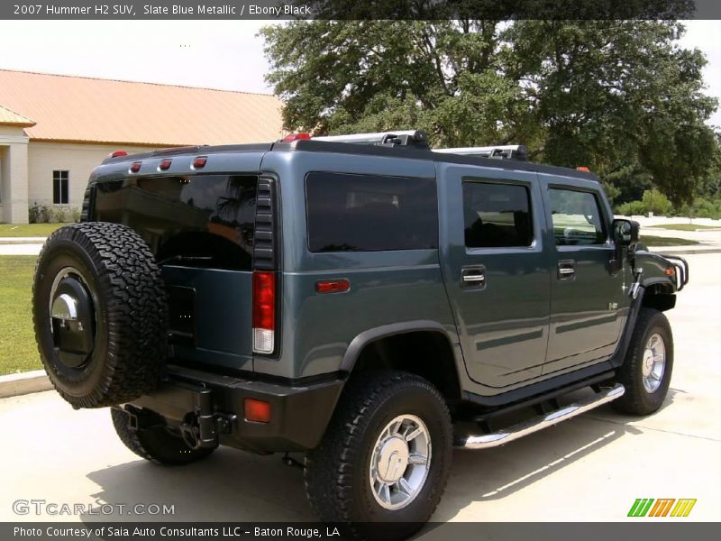 Slate Blue Metallic / Ebony Black 2007 Hummer H2 SUV