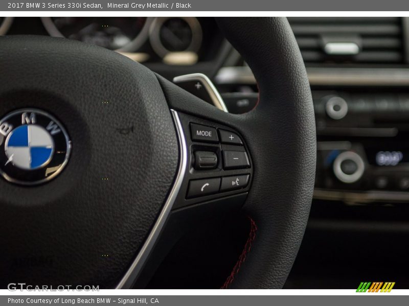 Mineral Grey Metallic / Black 2017 BMW 3 Series 330i Sedan