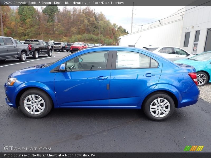 Kinetic Blue Metallic / Jet Black/Dark Titanium 2020 Chevrolet Sonic LS Sedan