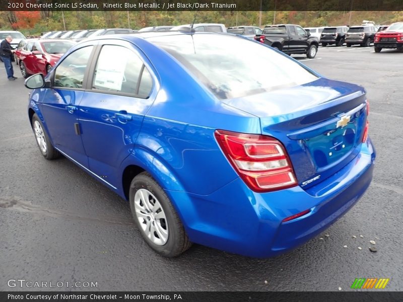 Kinetic Blue Metallic / Jet Black/Dark Titanium 2020 Chevrolet Sonic LS Sedan