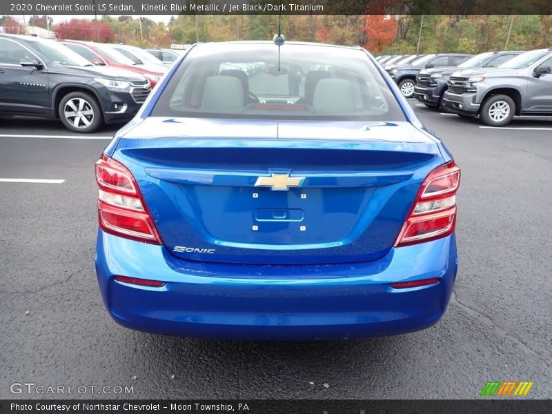 Kinetic Blue Metallic / Jet Black/Dark Titanium 2020 Chevrolet Sonic LS Sedan