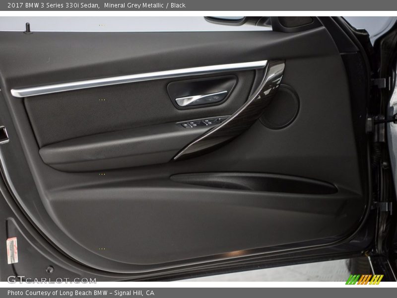 Mineral Grey Metallic / Black 2017 BMW 3 Series 330i Sedan
