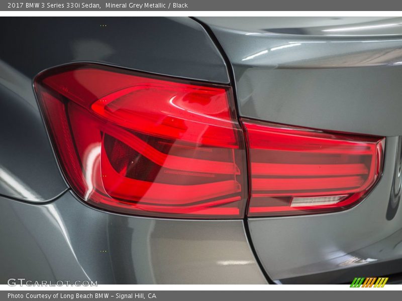 Mineral Grey Metallic / Black 2017 BMW 3 Series 330i Sedan