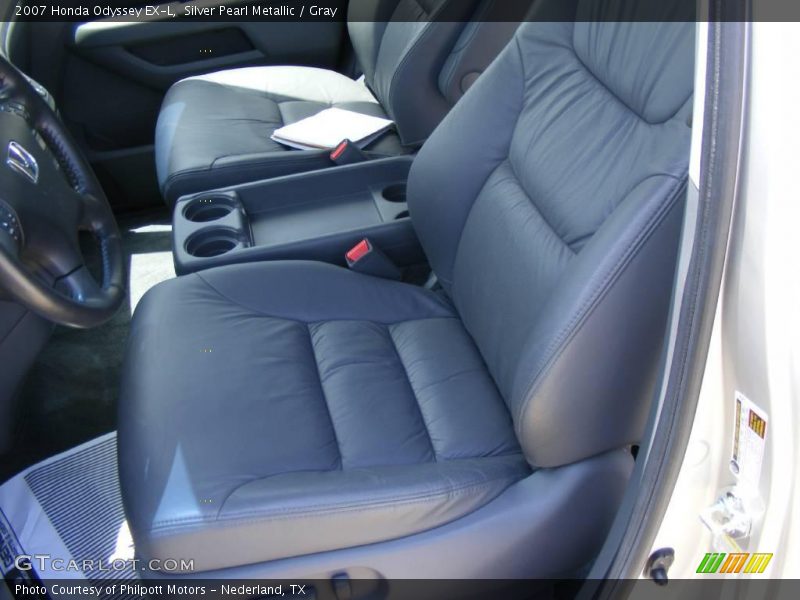 Silver Pearl Metallic / Gray 2007 Honda Odyssey EX-L