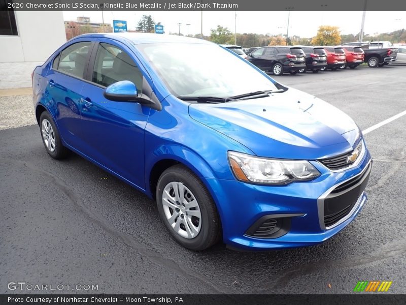 Kinetic Blue Metallic / Jet Black/Dark Titanium 2020 Chevrolet Sonic LS Sedan