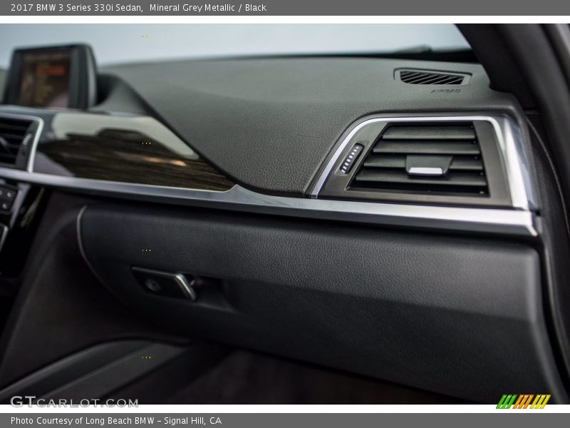 Mineral Grey Metallic / Black 2017 BMW 3 Series 330i Sedan