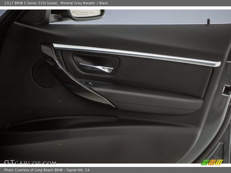 Mineral Grey Metallic / Black 2017 BMW 3 Series 330i Sedan