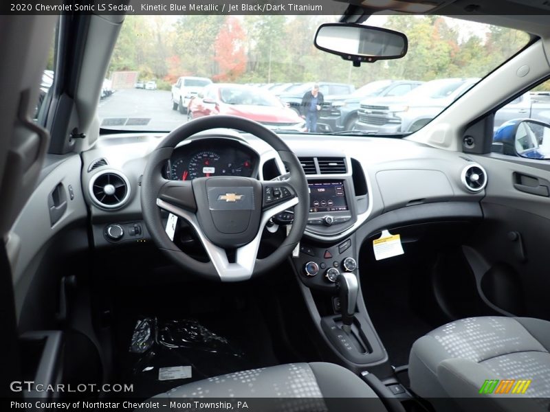 Kinetic Blue Metallic / Jet Black/Dark Titanium 2020 Chevrolet Sonic LS Sedan