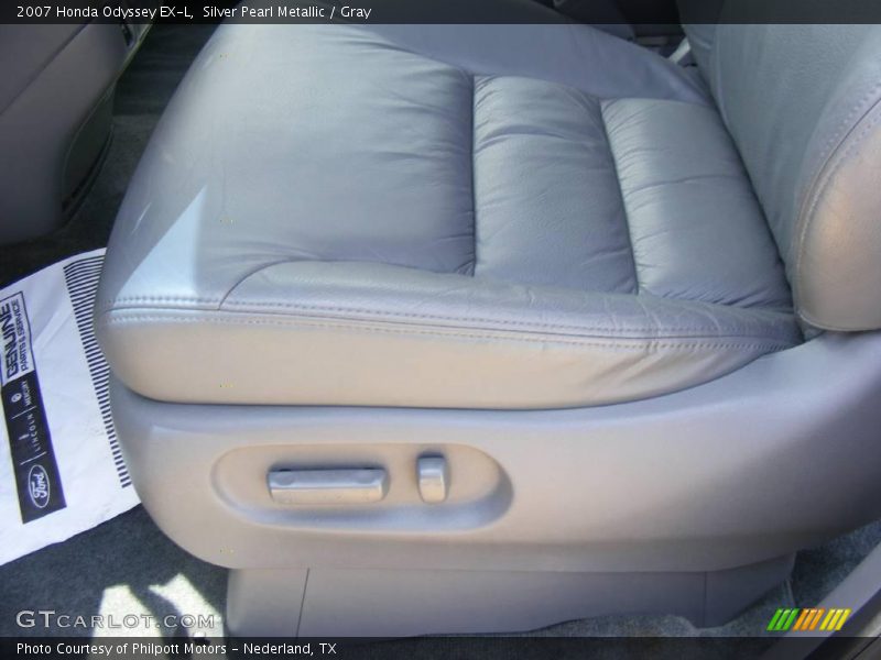 Silver Pearl Metallic / Gray 2007 Honda Odyssey EX-L