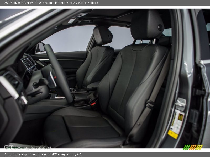 Mineral Grey Metallic / Black 2017 BMW 3 Series 330i Sedan