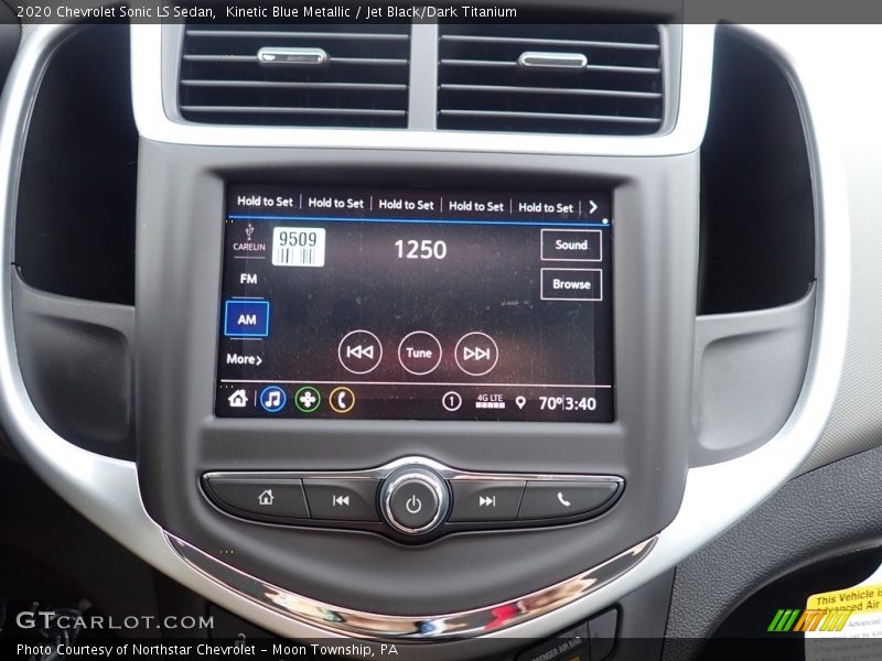 Kinetic Blue Metallic / Jet Black/Dark Titanium 2020 Chevrolet Sonic LS Sedan