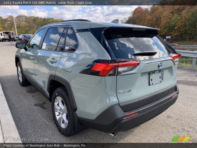 Lunar Rock / Light Gray 2021 Toyota RAV4 XLE AWD Hybrid