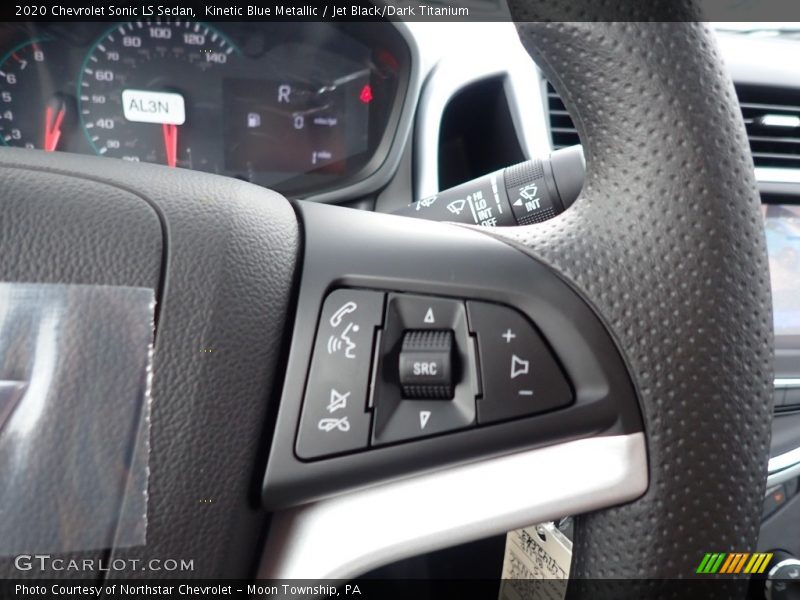 Kinetic Blue Metallic / Jet Black/Dark Titanium 2020 Chevrolet Sonic LS Sedan