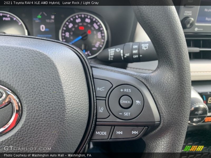 Lunar Rock / Light Gray 2021 Toyota RAV4 XLE AWD Hybrid