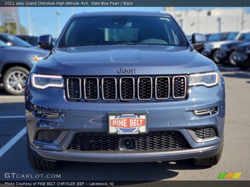 Slate Blue Pearl / Black 2021 Jeep Grand Cherokee High Altitude 4x4