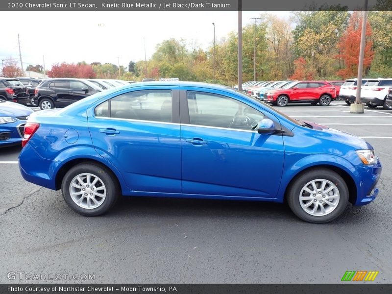 Kinetic Blue Metallic / Jet Black/Dark Titanium 2020 Chevrolet Sonic LT Sedan