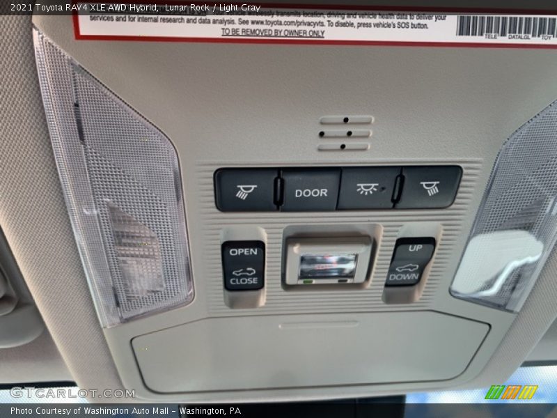 Lunar Rock / Light Gray 2021 Toyota RAV4 XLE AWD Hybrid