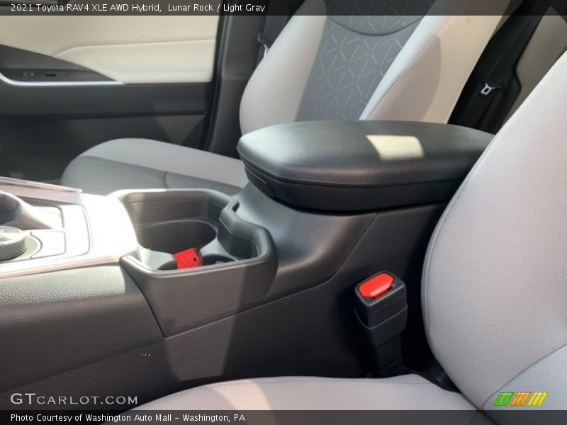 Lunar Rock / Light Gray 2021 Toyota RAV4 XLE AWD Hybrid