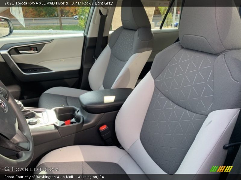 Lunar Rock / Light Gray 2021 Toyota RAV4 XLE AWD Hybrid