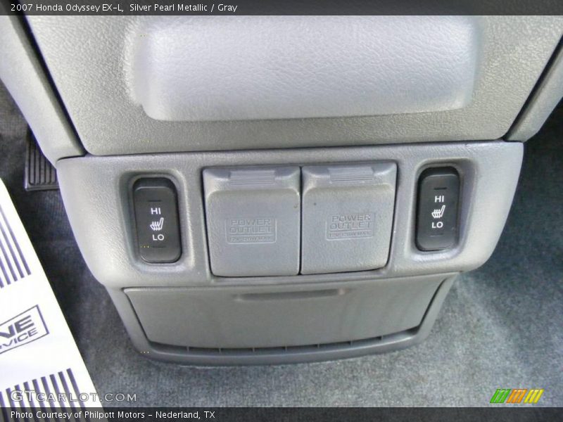 Silver Pearl Metallic / Gray 2007 Honda Odyssey EX-L
