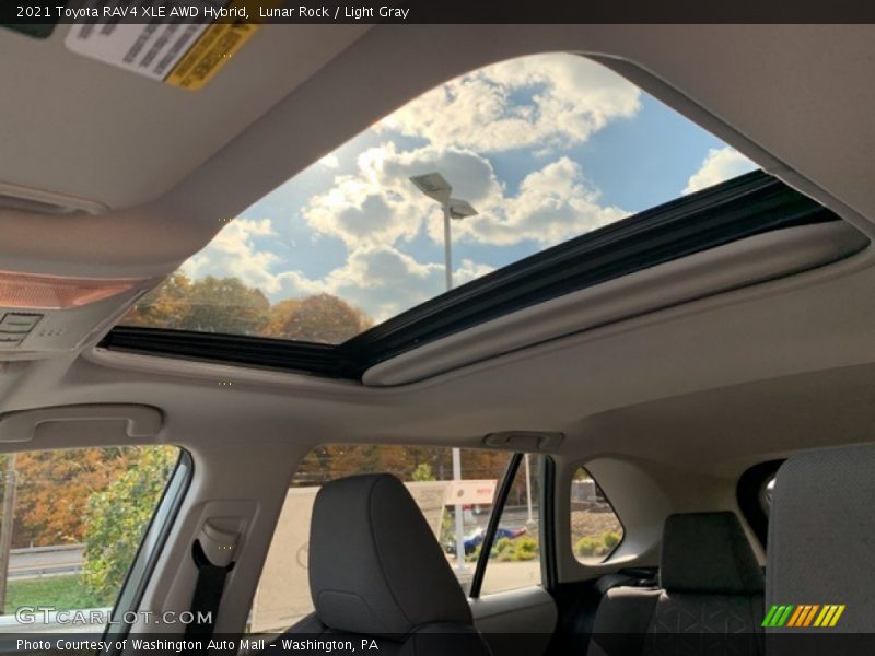 Lunar Rock / Light Gray 2021 Toyota RAV4 XLE AWD Hybrid