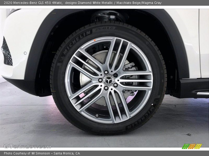 designo Diamond White Metallic / Macchiato Beige/Magma Gray 2020 Mercedes-Benz GLS 450 4Matic
