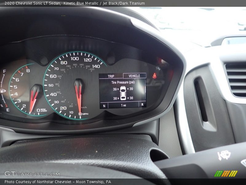 Kinetic Blue Metallic / Jet Black/Dark Titanium 2020 Chevrolet Sonic LT Sedan