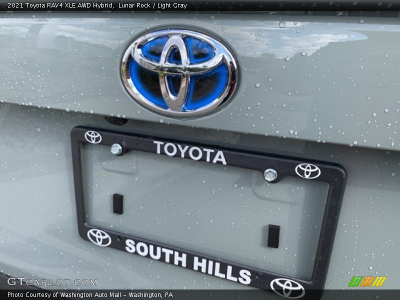 Lunar Rock / Light Gray 2021 Toyota RAV4 XLE AWD Hybrid