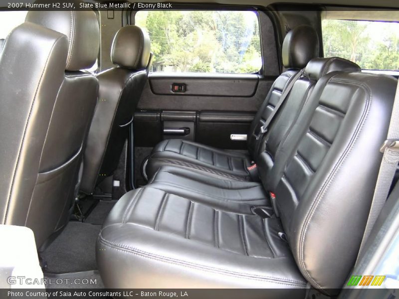 Slate Blue Metallic / Ebony Black 2007 Hummer H2 SUV