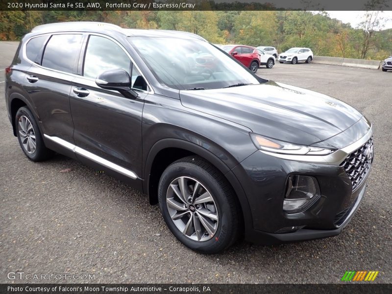 Front 3/4 View of 2020 Santa Fe SEL AWD