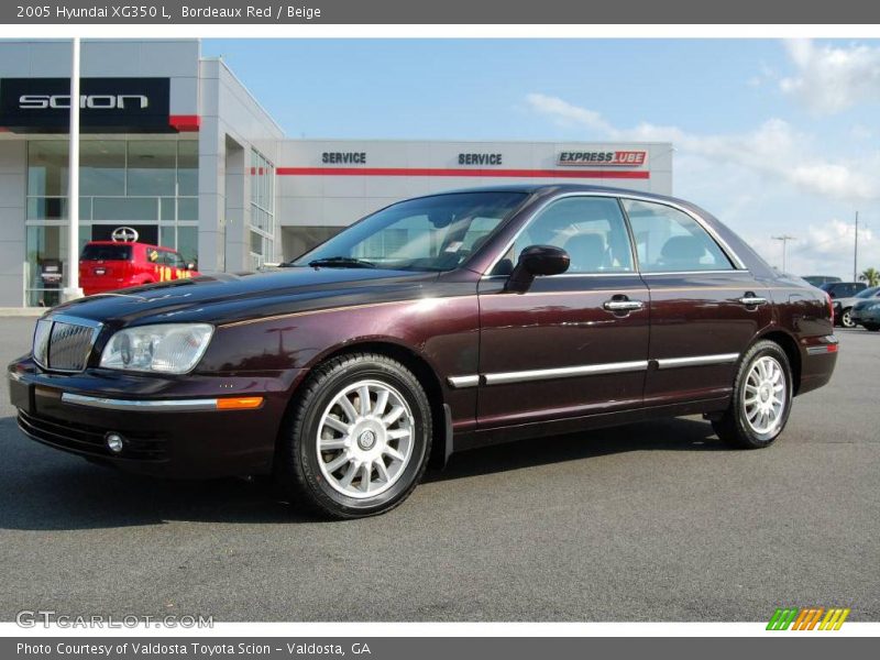 Bordeaux Red / Beige 2005 Hyundai XG350 L