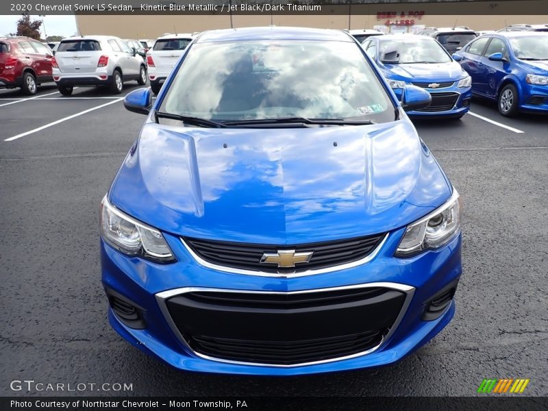 Kinetic Blue Metallic / Jet Black/Dark Titanium 2020 Chevrolet Sonic LS Sedan