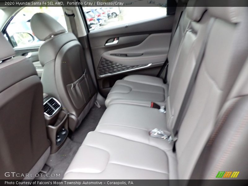 Portofino Gray / Espresso/Gray 2020 Hyundai Santa Fe SEL AWD