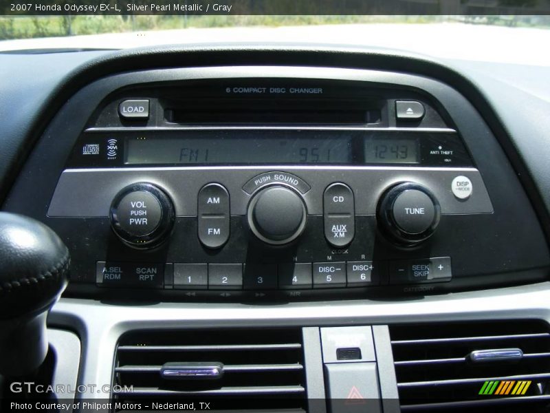 Silver Pearl Metallic / Gray 2007 Honda Odyssey EX-L