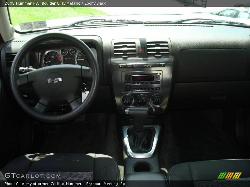 Boulder Gray Metallic / Ebony Black 2008 Hummer H3