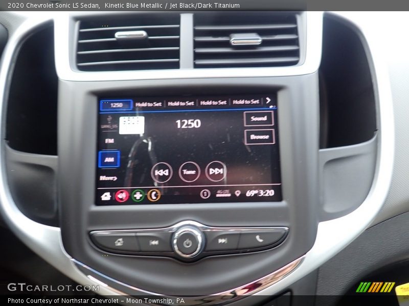 Kinetic Blue Metallic / Jet Black/Dark Titanium 2020 Chevrolet Sonic LS Sedan