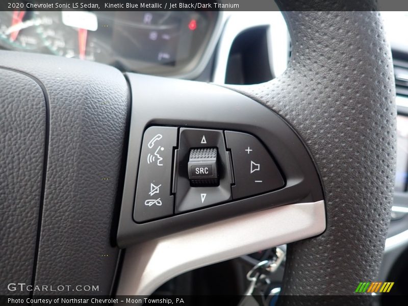 Kinetic Blue Metallic / Jet Black/Dark Titanium 2020 Chevrolet Sonic LS Sedan
