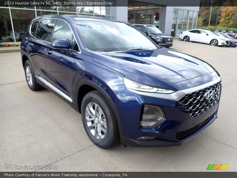 Front 3/4 View of 2020 Santa Fe SEL AWD