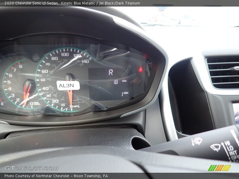 Kinetic Blue Metallic / Jet Black/Dark Titanium 2020 Chevrolet Sonic LS Sedan