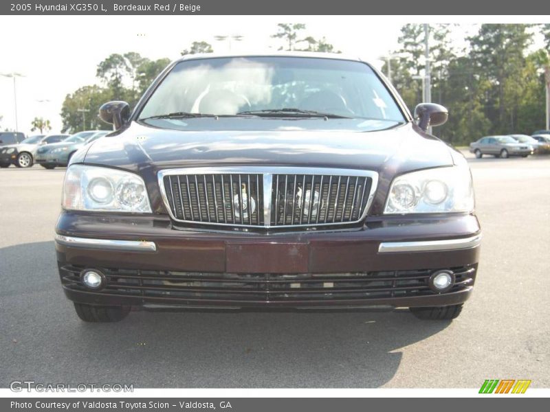 Bordeaux Red / Beige 2005 Hyundai XG350 L