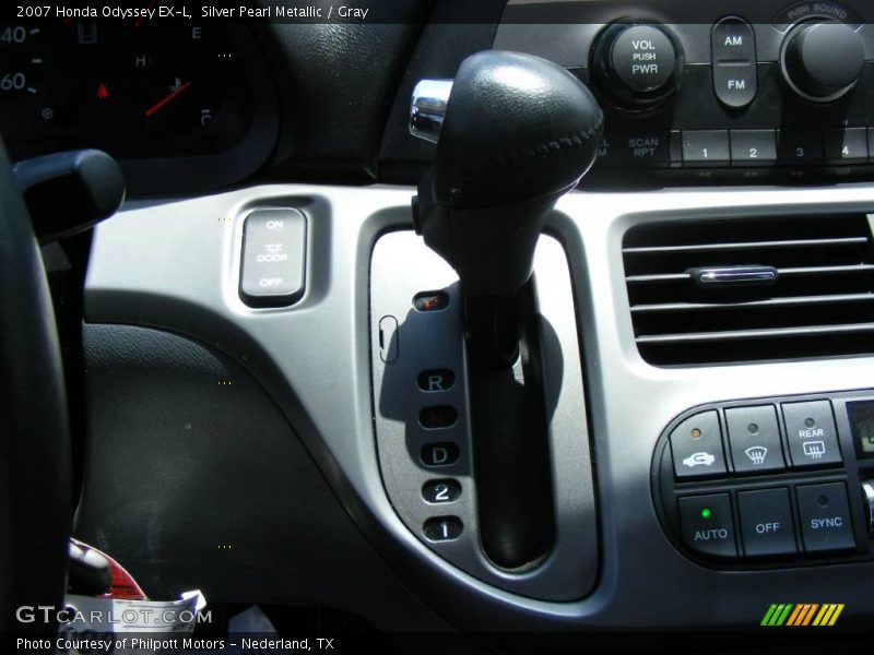 Silver Pearl Metallic / Gray 2007 Honda Odyssey EX-L