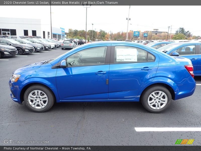 Kinetic Blue Metallic / Jet Black/Dark Titanium 2020 Chevrolet Sonic LS Sedan