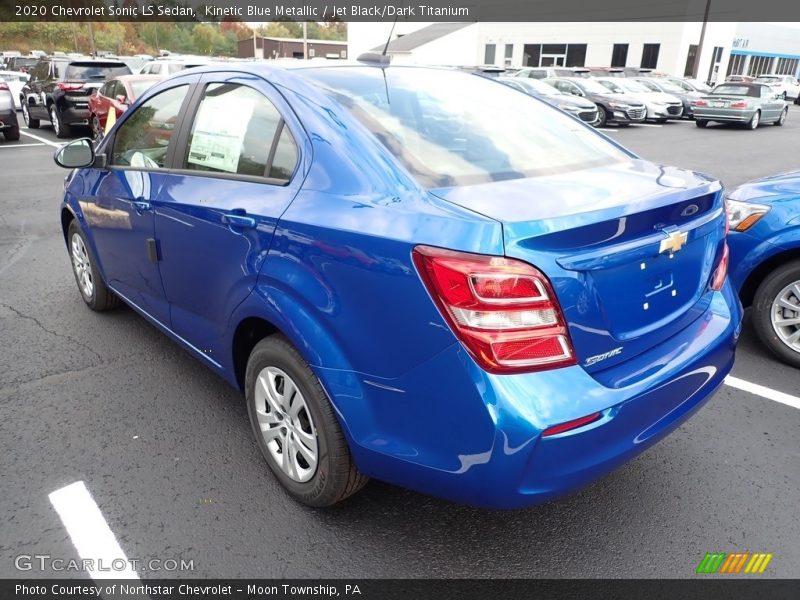 Kinetic Blue Metallic / Jet Black/Dark Titanium 2020 Chevrolet Sonic LS Sedan