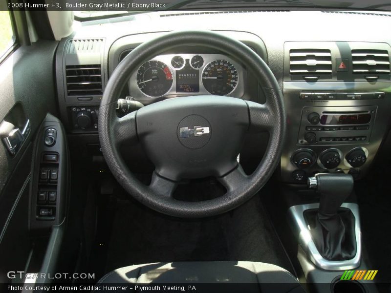 Boulder Gray Metallic / Ebony Black 2008 Hummer H3