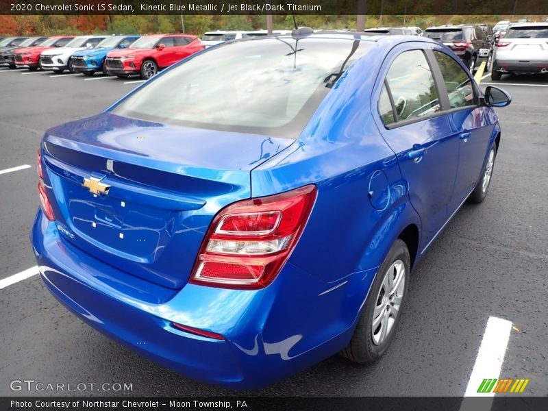 Kinetic Blue Metallic / Jet Black/Dark Titanium 2020 Chevrolet Sonic LS Sedan