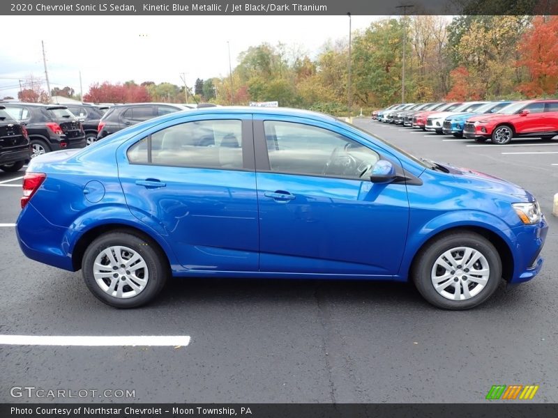 Kinetic Blue Metallic / Jet Black/Dark Titanium 2020 Chevrolet Sonic LS Sedan