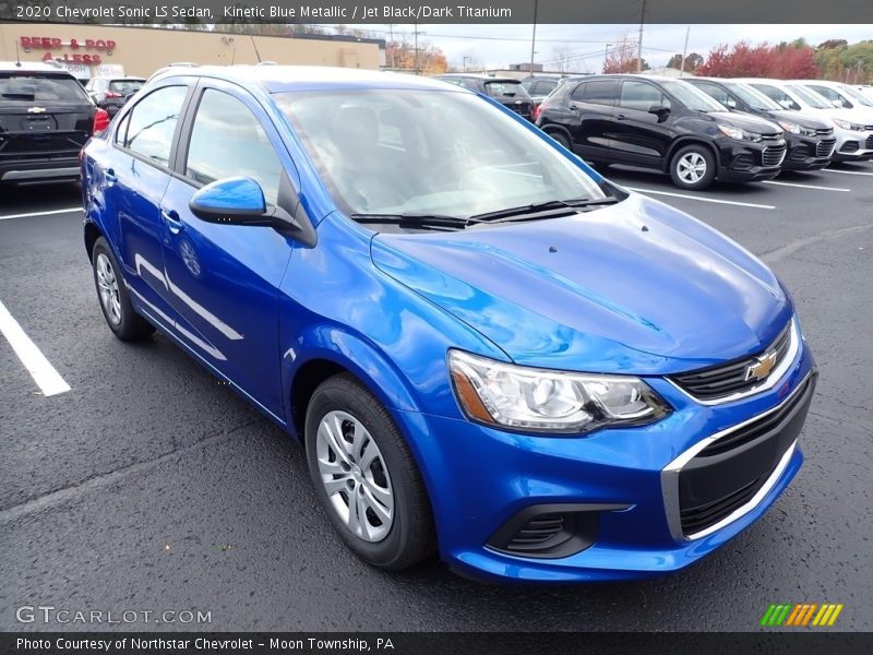 Kinetic Blue Metallic / Jet Black/Dark Titanium 2020 Chevrolet Sonic LS Sedan